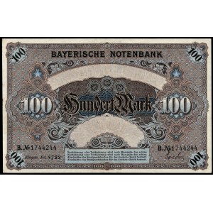 Germany. Bavaria 100 Mark 1900