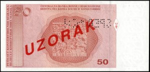 Bosnia and Herzegovina. 50 Maraka 1998 Specimen