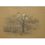 Jozef BRANDT (1841-1915), Landscape with a Tree
