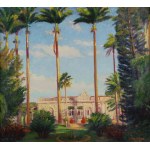 Frederick BECKER (1888 - ?), Pałacyk w cieniu palm