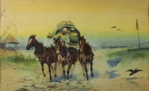 Juliusz HOLZMÜLLER (1876-1932), Powóz, 1908