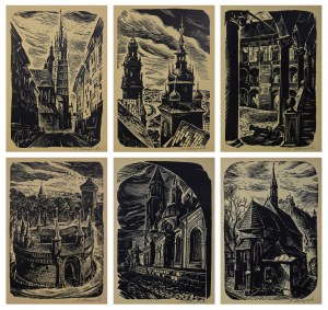 Stanisław RACZYŃSKI (1903-1982), Kraków, teka 10 drzeworytów