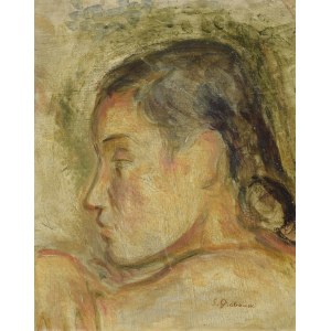 Stanisław GRABOWSKI (1901-1957), Portret kobiety z profilu