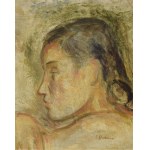 Stanisław GRABOWSKI (1901-1957), Portret kobiety z profilu
