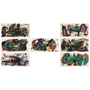 Joan MIRÓ (1893-1983), Teka 7 litografii: Miró Escultor