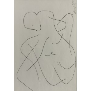 Józef SZAJNA (1922-2008), Akt z cyklu Rysunków erotycznych, 2001