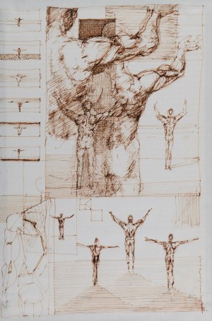 Tomasz KAZIKOWSKI (ur. 1952), Zestaw 3 prac, 1992