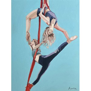 Ewa Krzywińska, Two angels, one sky, 2025
