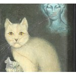 Autor neznámý (2. polovina 20. století), Kočka s myší