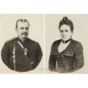 Józef Balukiewicz (1831-1907), Para portretów, 1903