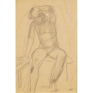 Wojciech Weiss (1875-1950), Akt mladé dívky