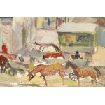 Teresa Wierusz (1931-2017), Market in the town