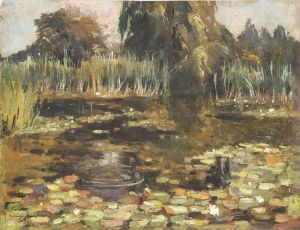 Mieczysław Serwin-Oracki (1912-1977), Staw, 1945