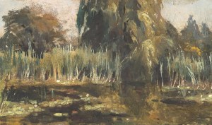 Mieczysław Serwin-Oracki (1912-1977), Staw, 1945