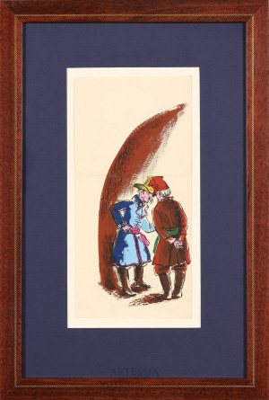 Tadeusz Gronowski (1894-1990), Scena z Pana Tadeusza - Rozmowa