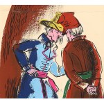 Tadeusz Gronowski (1894-1990), Scene from Pan Tadeusz - A Conversation