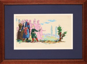 Tadeusz Gronowski (1894-1990), Scena z Pana Tadeusza - Przechadzka