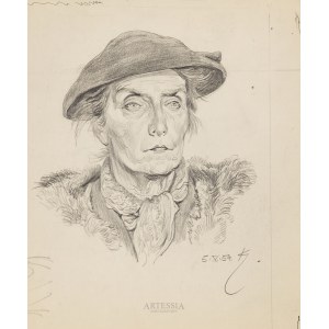 Zygmunt Kaminski (1888-1969), Portrait of a Woman, 1954