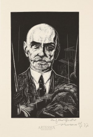 Stefan Mrożewski (1894-1974), Portret Stefana Demby, 1937