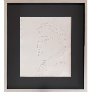 Jerzy Nowosielski ( 1923 - 2011 ), Portret kobiety, 1992