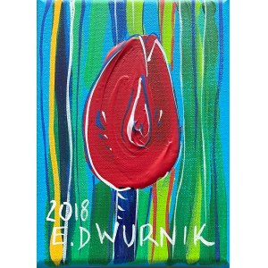 Edward Dwurnik ( 1943 - 2018 ), Tulip, 2018