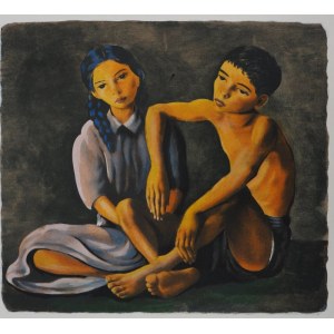 Mojżesz Kisling ( 1891 - 1953 ), Dwoje dzieci
