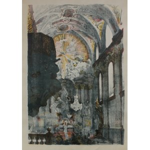 Jan Kanty Gumowski, Wnętrze Katedry(1926, z teki „Jasna Góra”)