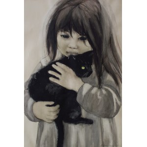 Danuta Muszyńska-Zamorska, Dziewczynka z kotem