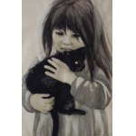 Danuta Muszyńska-Zamorska, Dziewczynka z kotem