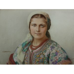 Piotr Stachiewicz, Portret dziewczyny w krakowskim