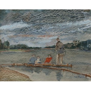 Tadeusz Trębacz, Figures on the platform