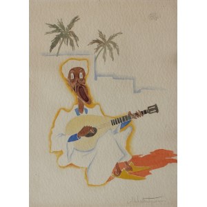 Marian Walentynowicz, Arab hrající na kytaru