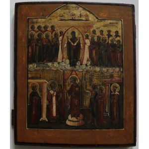 Icon Veil of the Virgin Mary(early 20th century).