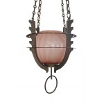 Lampa art déco wisząca, (l.20/30.XX w.)