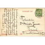 1911 Keszthely, part részlet, csónakázó. Sujánszky József kiadása