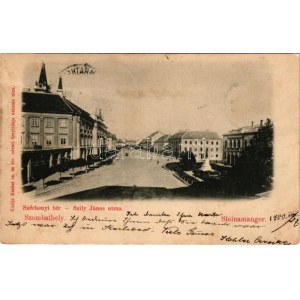 1900 Szombathely, Szily János utca. Knebel cs. és kir. udvari fényirda kiadása (Rb)