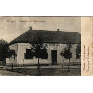 Bethlenháza, Bethausen; Községháza. Hermann Elkan kaidása / Gemeindehaus / town hall (EM)
