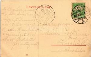 1908 Brassó, Kronstadt, Brasov; látkép / general view (EK)