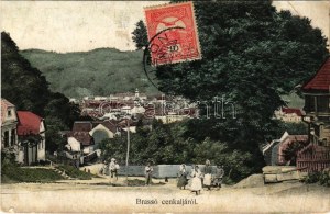 Brassó, Kronstadt, Brasov; Cenk aljáról, látkép. Zeidner H. kiadása / general view. TCV card (fa...