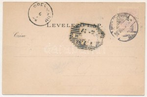 1899 (Vorläufer) Brassó, Kronstadt, Brasov; Rathaus, Klostergasse, Villa Kertsch. Verlag von Wilh. Hiemesch / Városháza...