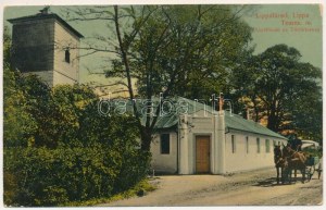 1913 Lippafüred, Lippafürdő, Baile Lipova (Temes, Timis); Aczél fürdő és Török torony / spa, bath and tower (EK...