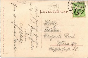 1915 Nagyszeben, Hermannstadt, Sibiu; Cigányok. Képeslapfüzetből / Löffel-Zigeuner. Siebenbürger Volkstrachten Nr. 9...