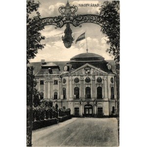 Nagyvárad, Oradea; Püspöki palota, kapu. A képeslap címzettje gróf Erdődy Gyuláné Széchényi Emília (1866-1928) grófnő...