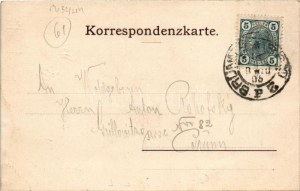 1905 Temesvár, Timisoara; I. Original Ungarische Knabenkapelle, Dirigent Münich Jakob Temesvár-Mihála ...