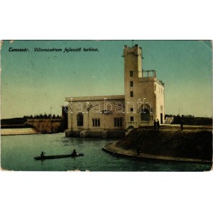 1912 Temesvár, Timisoara; villamosáram fejlesztő turbina. Lehner György kiadása / electric power plant, turbine (EB...