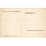 Vízakna-fürdő, Salzburg, Ocna Sibiului; Schuller kert vendéglő, étterem pincérekkel. Czelnai Gyula felvétele ...