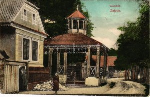 1911 Zajzon, Zizin; Vasaskút / mineral water spring and well (fl)