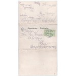 1914 Tátra, Magas-Tátra, Vysoké Tatry; Zöld-tó. Feitzinger Ede Ph. No. 792. III. 3-részes kihajtható panorámalap ...