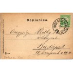 1911 Eszék, Essegg, Osijek; Duga ulica sa crkvom sv. Roka. Ljudevita Szeklera / Lange Gasse mit der Kirche des hl...