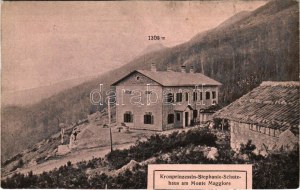 Ucka, Monte Maggiore; Rifugio Duchessa d'Aosta / Kronprinzessin Stephanie (Stefanie) Schutzhaus / Dom Stefanije ...